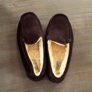 UGG Dark Brown Slippers Moccasin